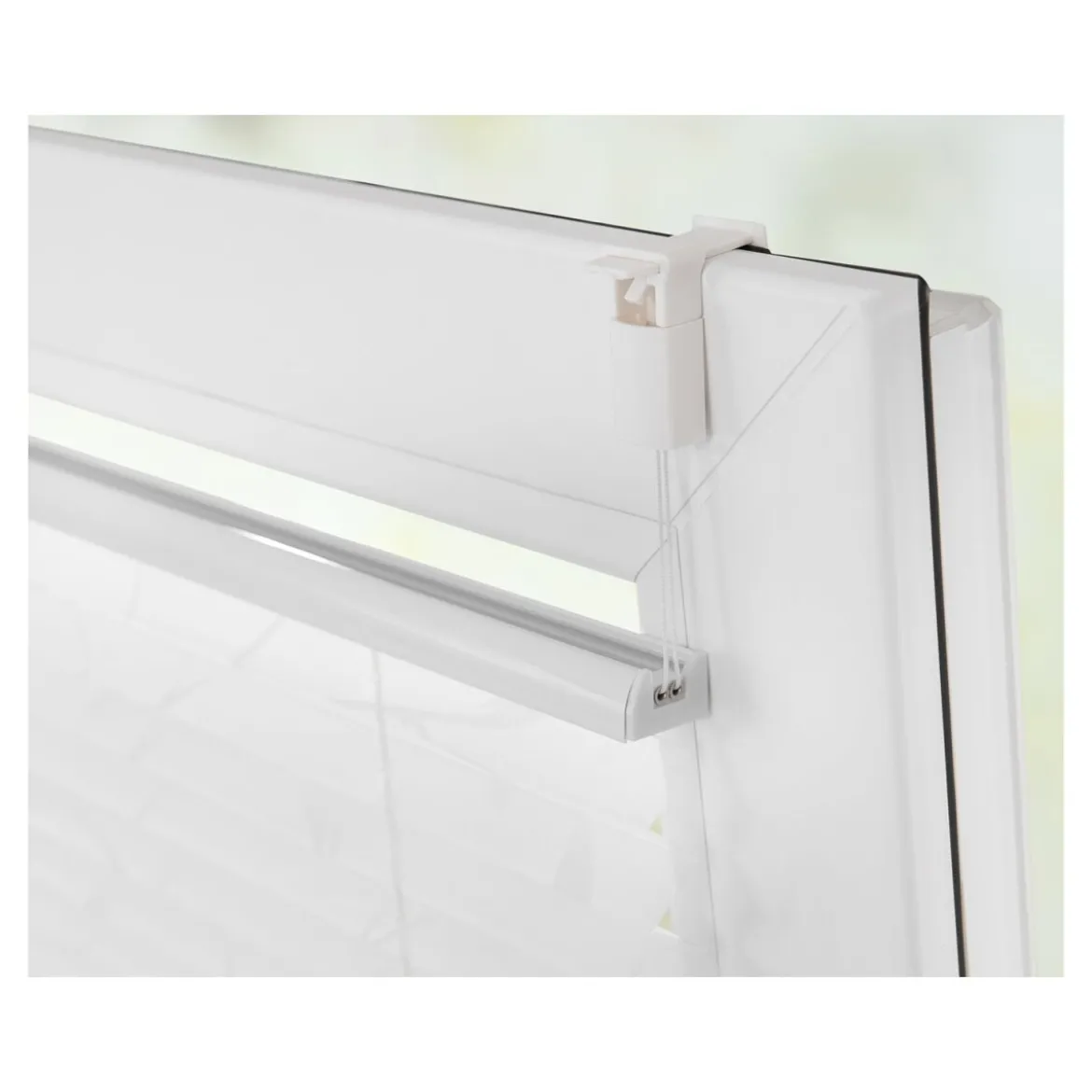 Lichtblick Plissee Klemmfix, ohne Bohren, verspannt, blickdicht, ab 45 x 130 cm - B-Ware