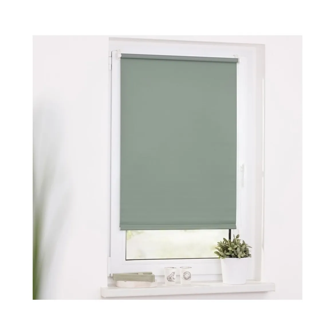 Lichtblick Rollo Klemmfix, ohne Bohren, verspannt, Verdunkelung, ab 45 x 150 cm - B-Ware
