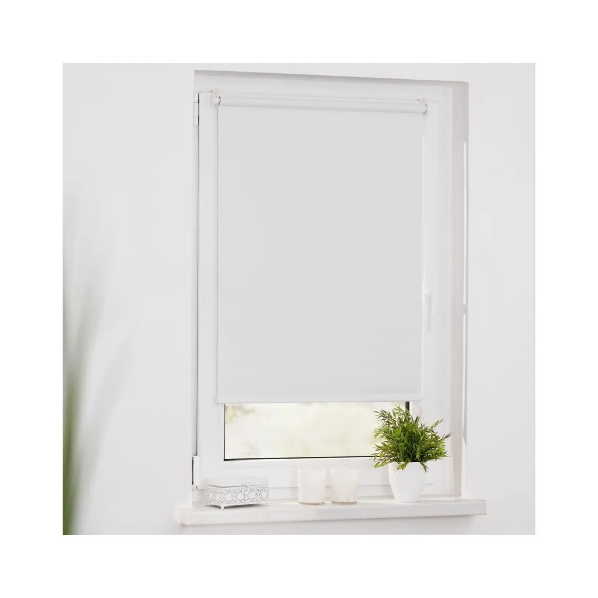 Lichtblick Rollo Klemmfix, ohne Bohren, verspannt, Verdunkelung, ab 45 x 150 cm - B-Ware