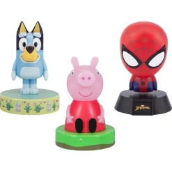 Lichtfigur »Bluey / Peppa Pig / Spiderman« - B-Ware
