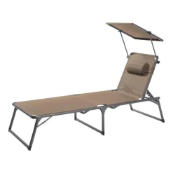 LIVARNO® Alu-Dreibeinliege »Houston«, taupe - B-Ware