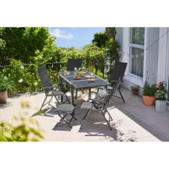 LIVARNO® Alu-Gartentisch »Houston / Toronto«, 120-180 x 89 x 75 cm - B-Ware