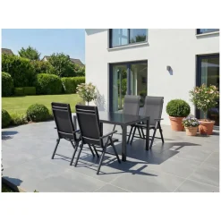 LIVARNO® Alu-Klappsessel »Houston« anthrazit, 2 Stück - B-Ware
