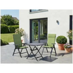 LIVARNO® Alu-Klappsessel »Houston« anthrazit, 2 Stück - B-Ware