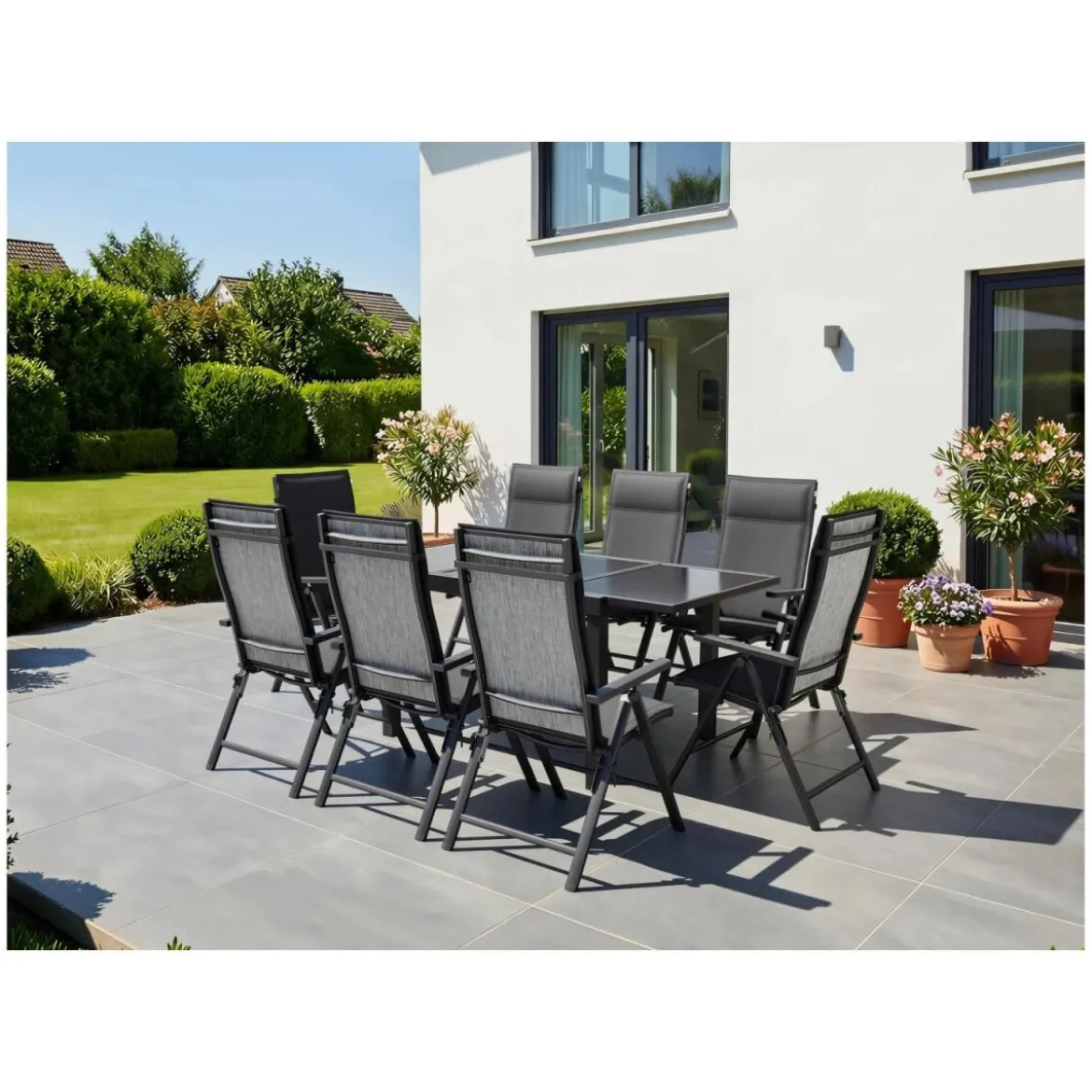 LIVARNO® Alu-Klappsessel »Houston« hellgrau-meliert, 2 Stück - B-Ware