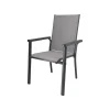 LIVARNO® Alu-Stapelsessel »Houston« hellgrau-meliert - B-Ware sehr gut