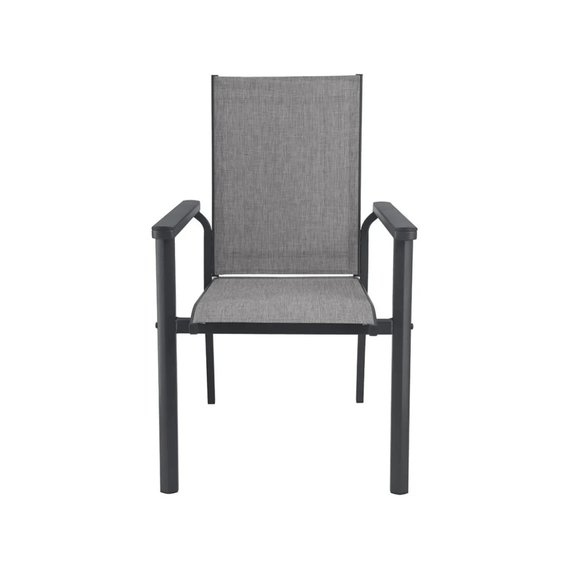 LIVARNO® Alu-Stapelsessel »Houston« hellgrau-meliert - B-Ware sehr gut