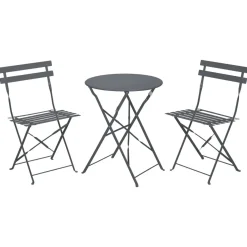 LIVARNO® Bistro-Set, 3-teilig (Anthrazit) - B-Ware sehr gut