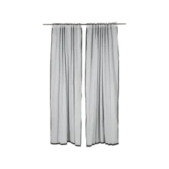 LIVARNO® Blackout-Vorhangschal-Set, 2-teilig (Grau) - B-Ware neuwertig