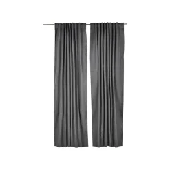 LIVARNO® Blackout-Vorhangschal-Set, 2-teilig (Grau) - B-Ware neuwertig