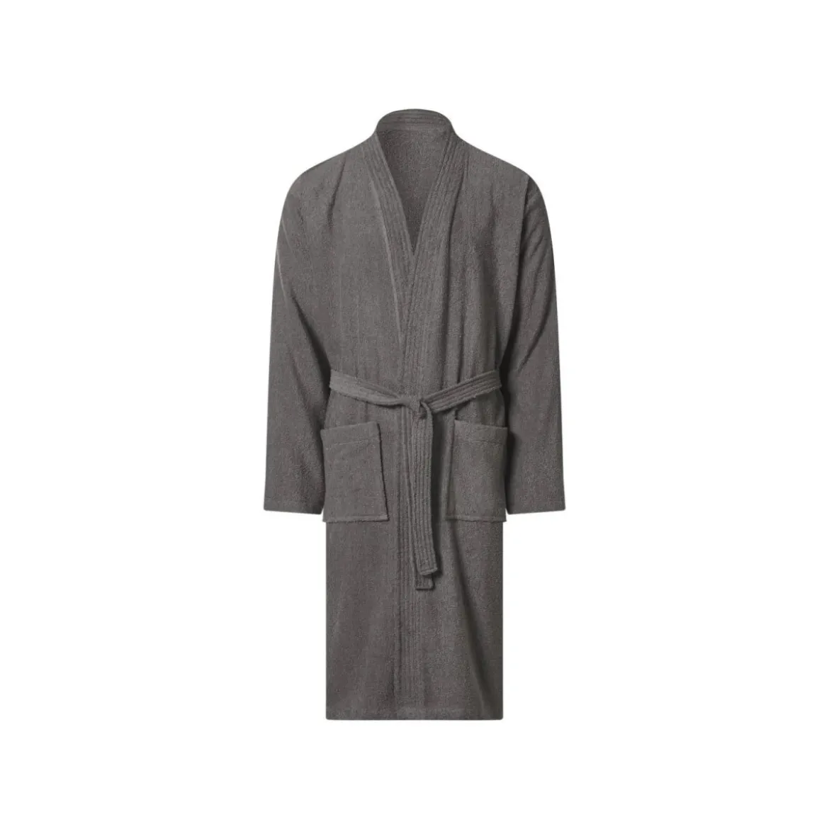 LIVARNO® Damen/Herren-Bademantel, M, grau - B-Ware neuwertig