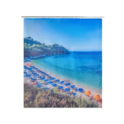 LIVARNO® Duschvorhang, 180 x 200cm (Strand) - B-Ware neuwertig