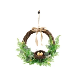 LIVARNO® Frühlingsdekoration Osterkranz, Schleife - B-Ware neuwertig