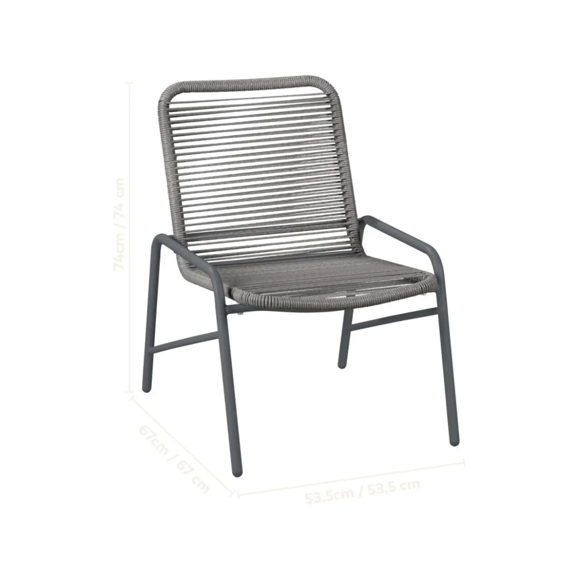 LIVARNO® Gartenmöbel-Set, 3-teilig - B-Ware