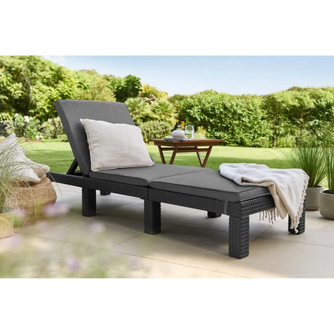 LIVARNO® Geflecht-Sonnenliege - B-Ware