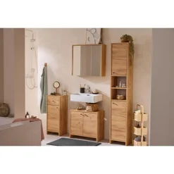 LIVARNO® Hochschrank Verona, in Wotan-Eiche - B-Ware