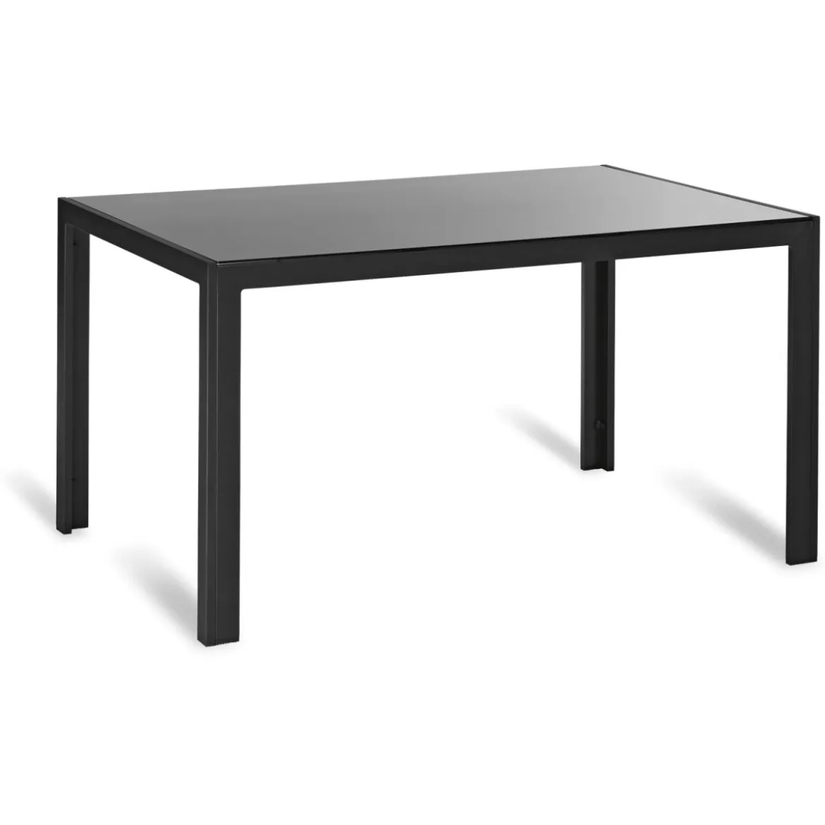 LIVARNO home Alu-Gartentisch »Houston«, mit Wendetischplatte, schwarz - B-Ware sehr gut