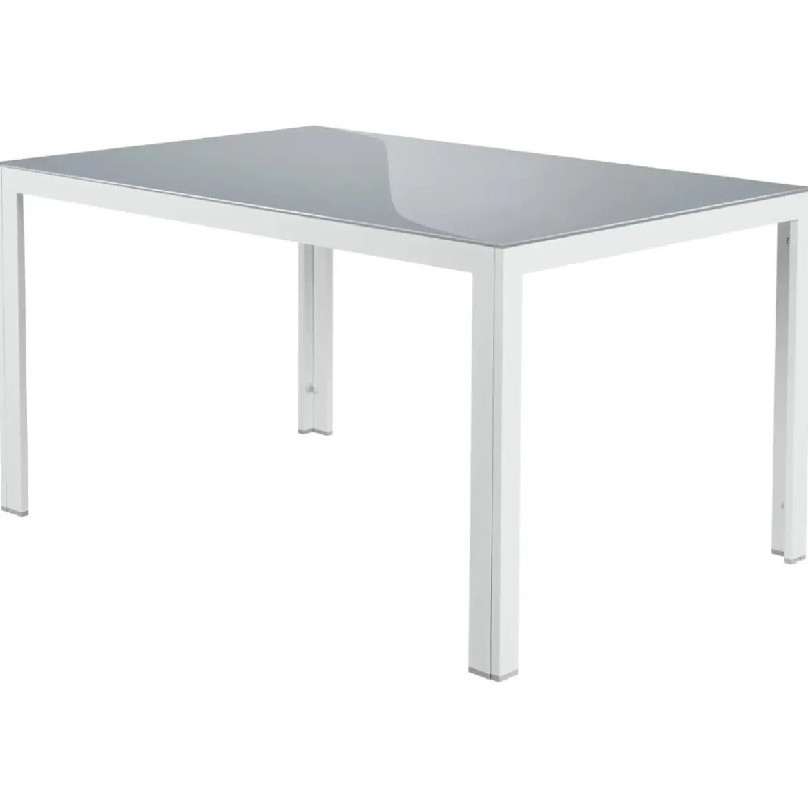 LIVARNO HOME Alu-Gartentisch »Houston« weiß, 140 x 92 x 74 cm - B-Ware