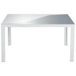 LIVARNO HOME Alu-Gartentisch »Houston« weiß, 140 x 92 x 74 cm - B-Ware