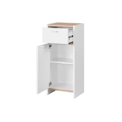 LIVARNO home Bad-Seitenschrank, höhenverstellbarer Einlegeboden - B-Ware neuwertig
