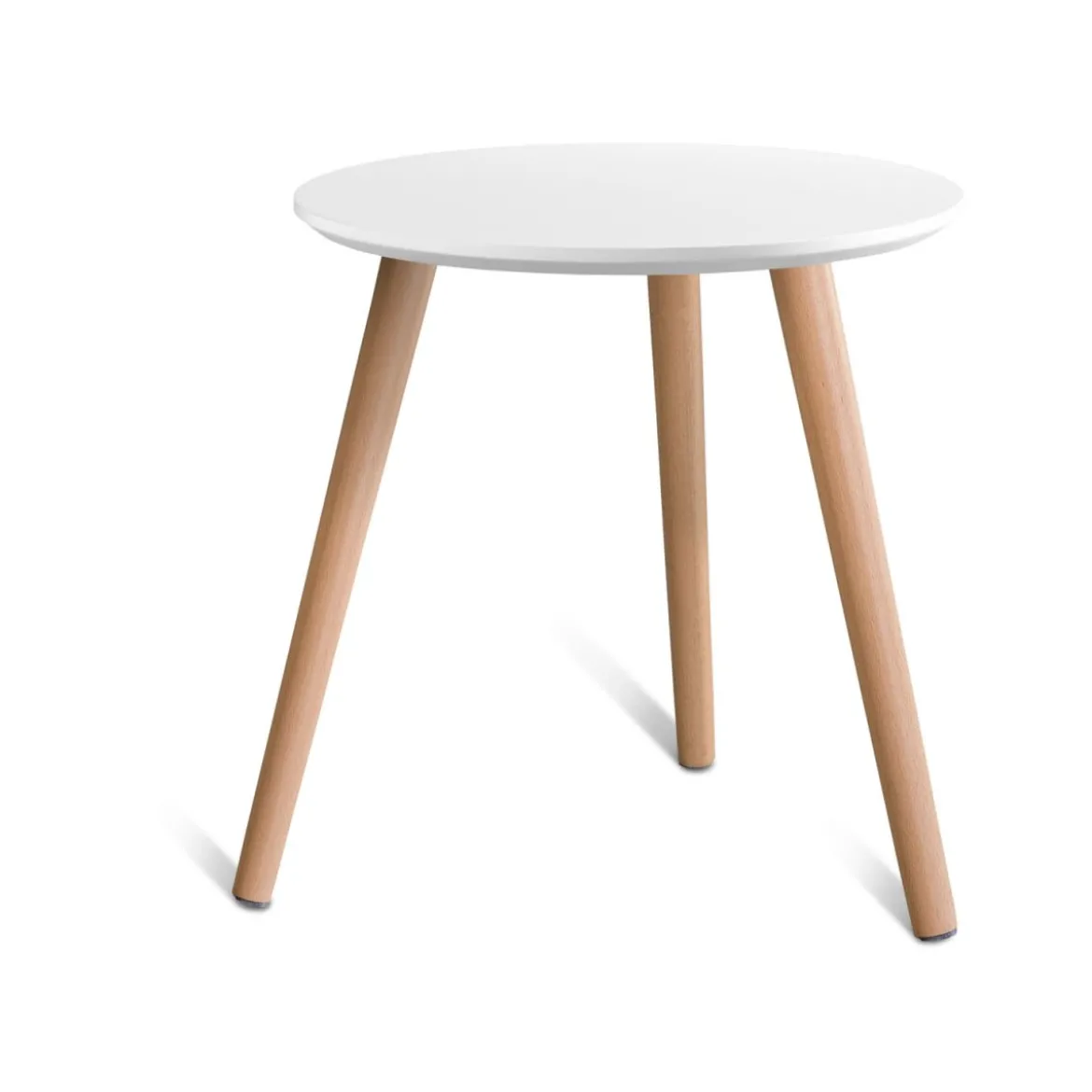 LIVARNO HOME Beistelltisch, Ø 40 cm (Weiß) - B-Ware sehr gut
