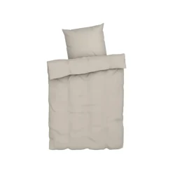LIVARNO home Bettwäsche, aus Musselin, 155 x 220 cm, beige - B-Ware sehr gut