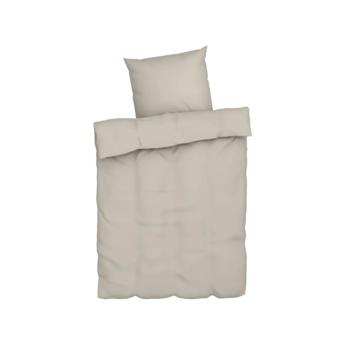 LIVARNO home Bettwäsche, aus Musselin, 155 x 220 cm, beige - B-Ware sehr gut