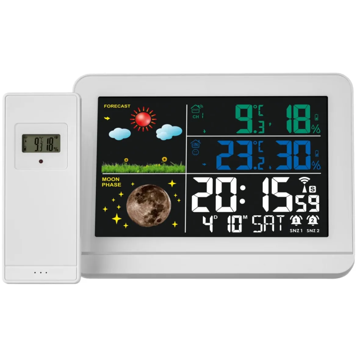 LIVARNO HOME Funkwetterstation (weiß) - B-Ware sehr gut