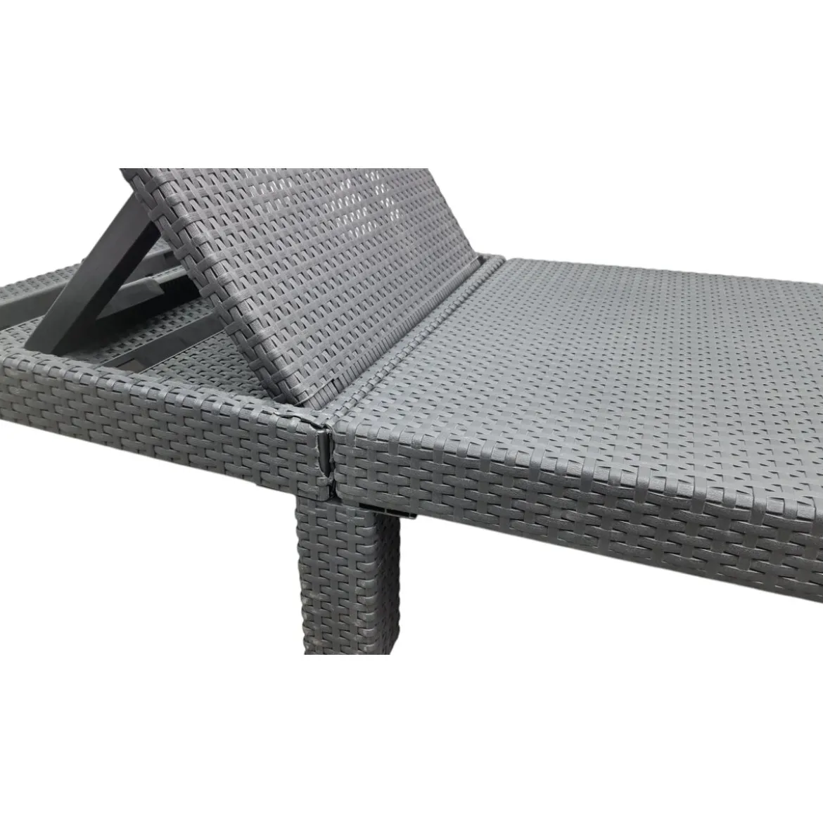 LIVARNO home Geflecht-Sonnenliege, mit Kissenauflage, anthrazit - B-Ware sonstiges