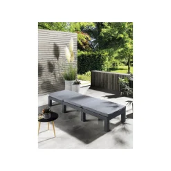 LIVARNO home Geflecht-Sonnenliege, mit Kissenauflage, anthrazit - B-Ware sonstiges
