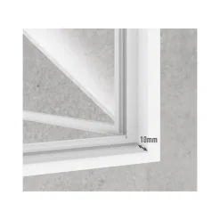 LIVARNO home Insektenschutzfenster magnetisch, 110 x 130 cm, weiß - B-Ware neuwertig