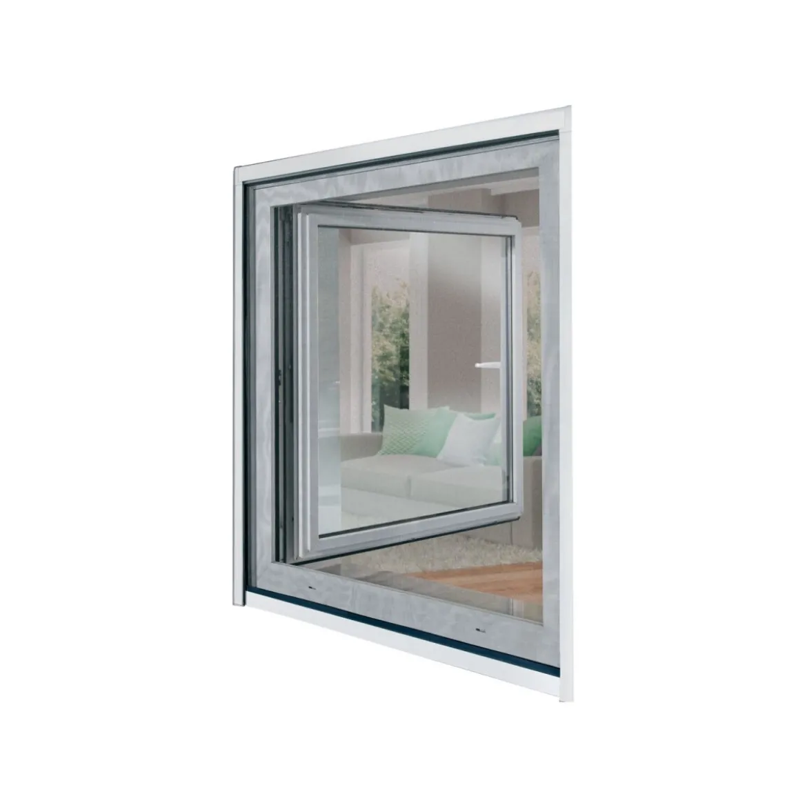LIVARNO home Insektenschutzrollo, Kunststoff, 130 x 160 cm - B-Ware neuwertig