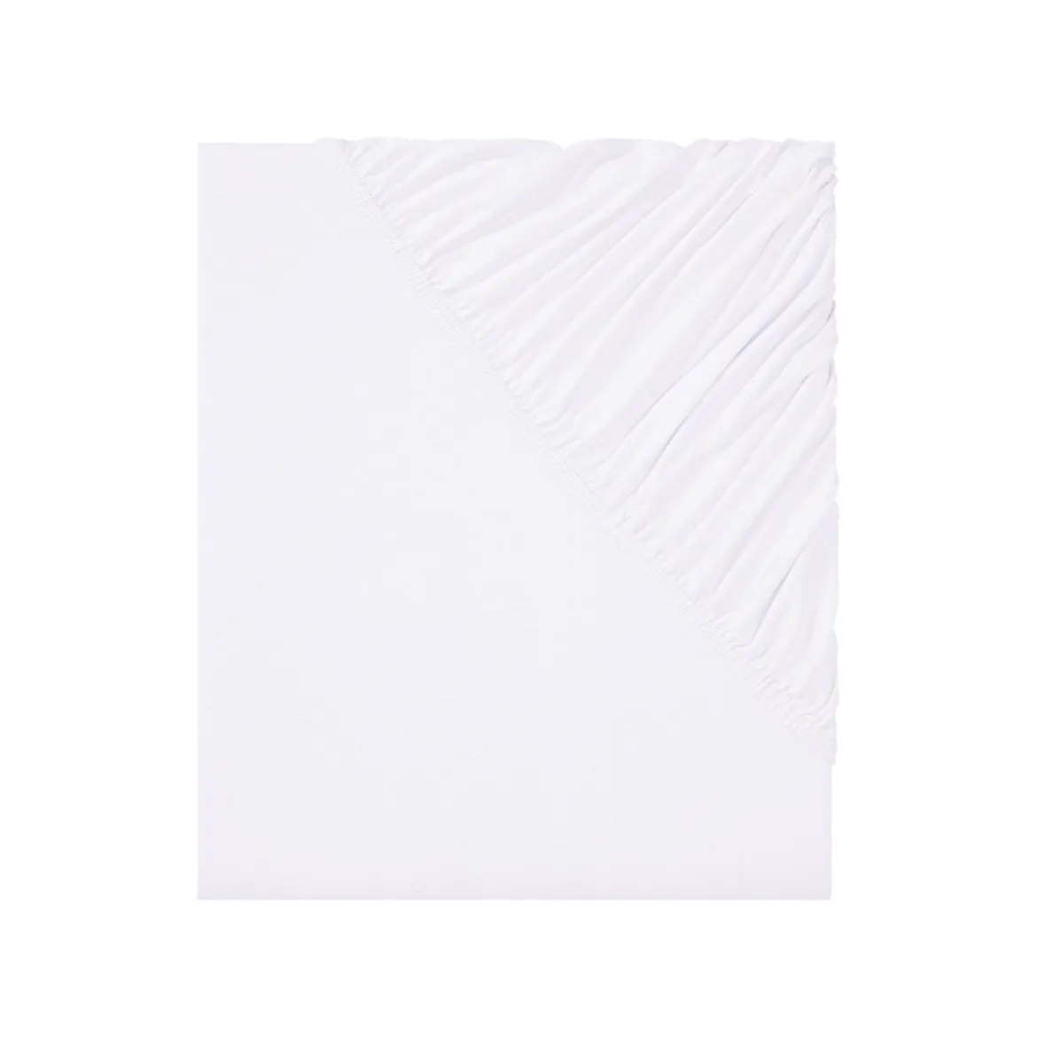 LIVARNO home Jersey-Spannbettlaken, 140-160 x 200 (Weiß) - B-Ware neuwertig