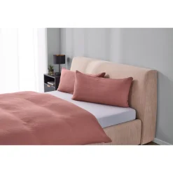 LIVARNO home Kissenbezug Musselin 40x80cm (Rosa) - B-Ware neuwertig