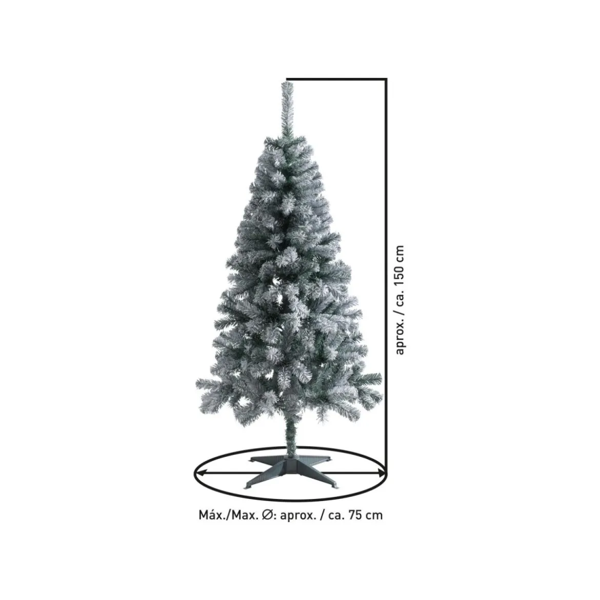 LIVARNO home Künstlicher Weihnachtsbaum, 150 cm - B-Ware