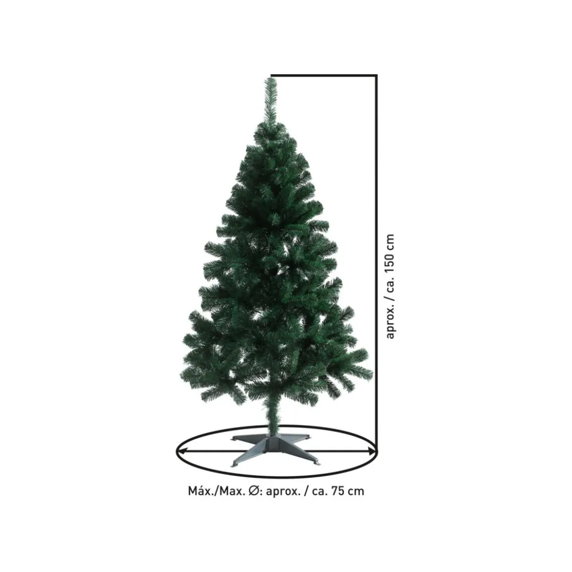 LIVARNO home Künstlicher Weihnachtsbaum, 150 cm - B-Ware