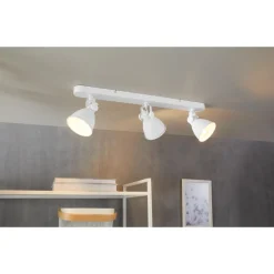 LIVARNO home LED-Deckenleuchte, mit schwenkbaren Spots (Deckenschienenleuchte, weiß) - B-Ware sehr gut