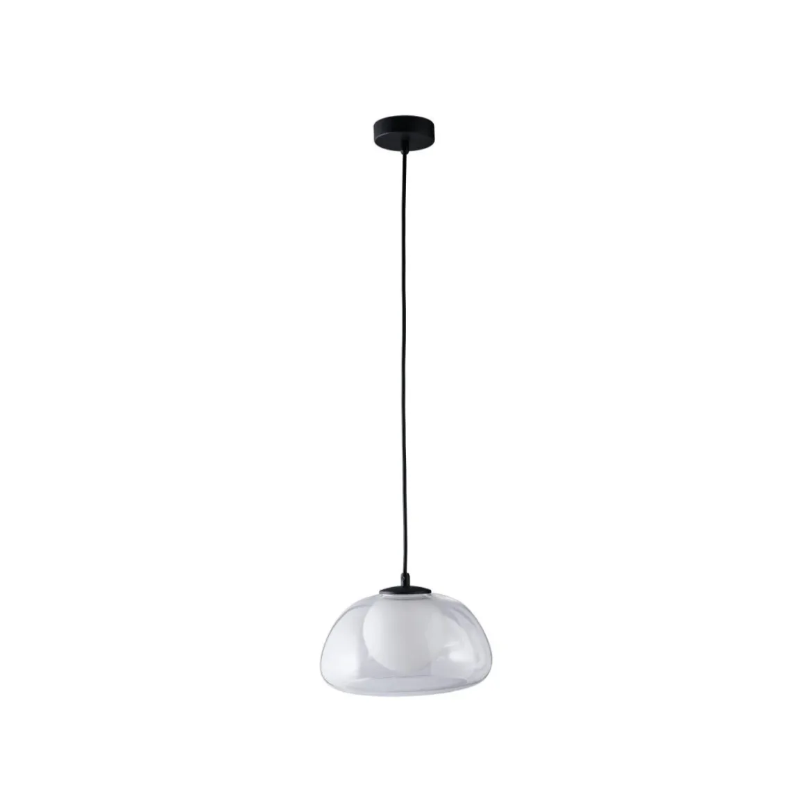 LIVARNO home LED-Pendelleuchte, mit halbtransparentem Diffusor, 3 W, transparent - B-Ware neuwertig