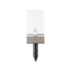 LIVARNO home LED-Solarfackel, mit realistischem Flackereffekt, Balkonleuchte/Bodenstecker - B-Ware neuwertig