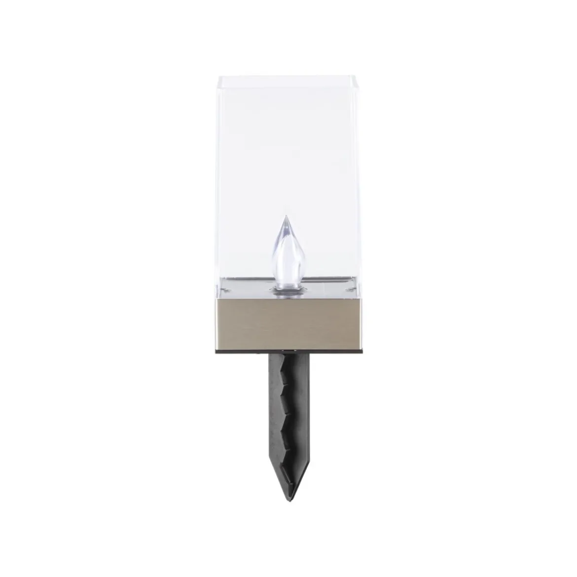 LIVARNO home LED-Solarfackel, mit realistischem Flackereffekt, Balkonleuchte/Bodenstecker - B-Ware neuwertig