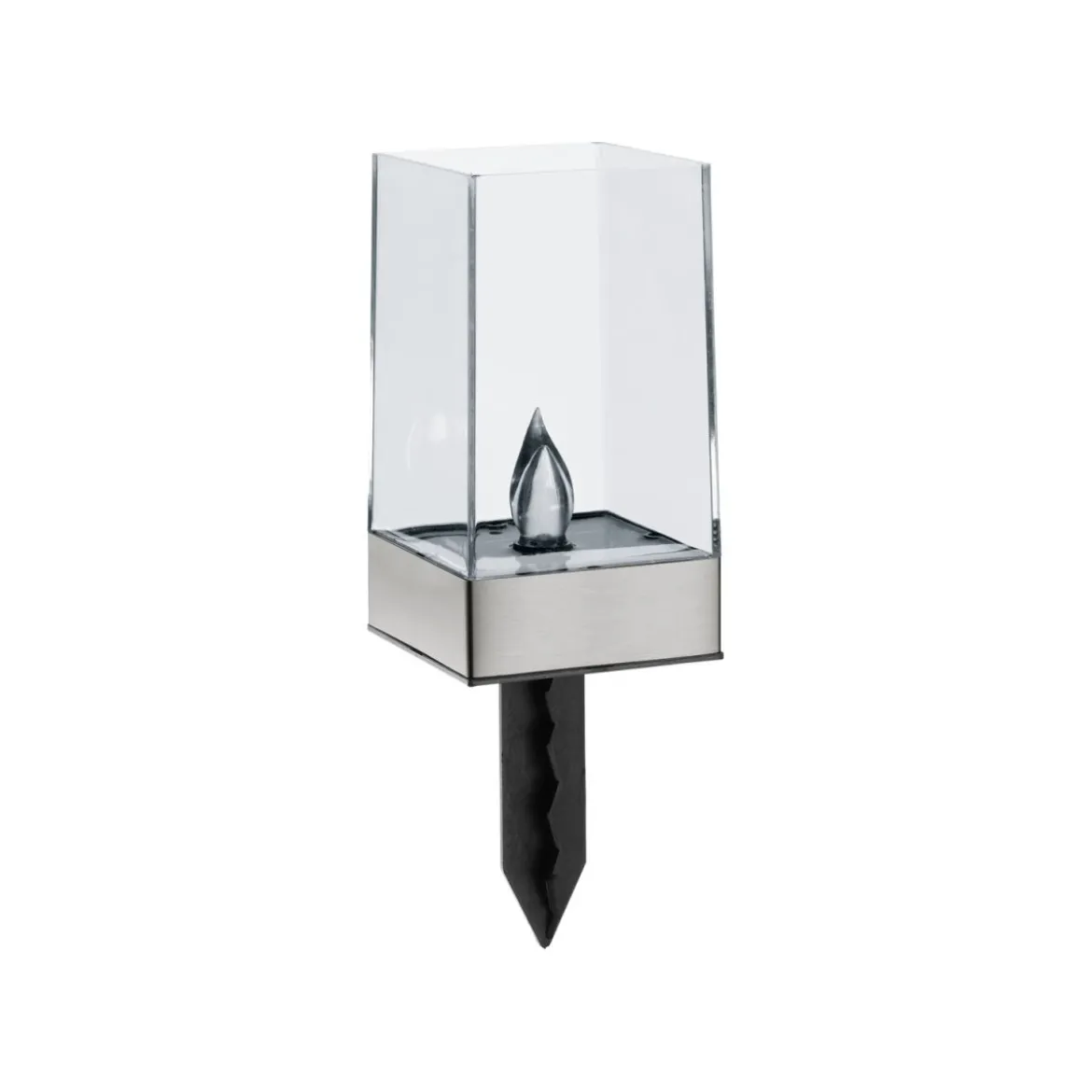 LIVARNO home LED-Solarfackel, mit realistischem Flackereffekt, Balkonleuchte/Bodenstecker - B-Ware neuwertig