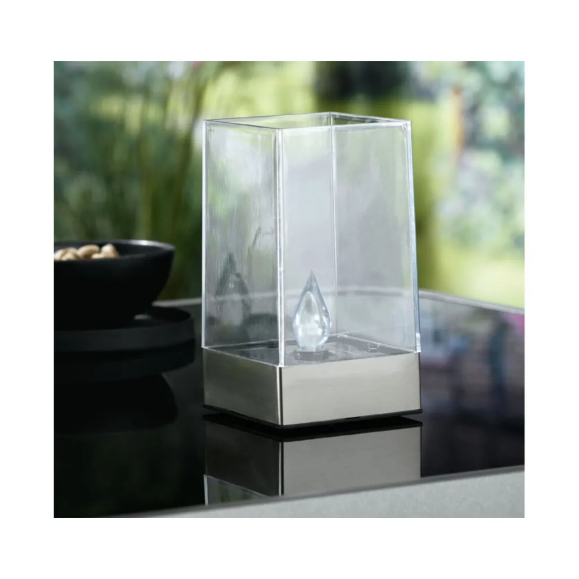 LIVARNO home LED-Solarfackel, mit realistischem Flackereffekt, Balkonleuchte/Bodenstecker - B-Ware neuwertig