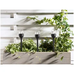LIVARNO home LED Solarleuchten / Tischleuchten, 3 Stück - B-Ware