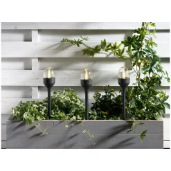 LIVARNO home LED Solarleuchten / Tischleuchten, 3 Stück - B-Ware