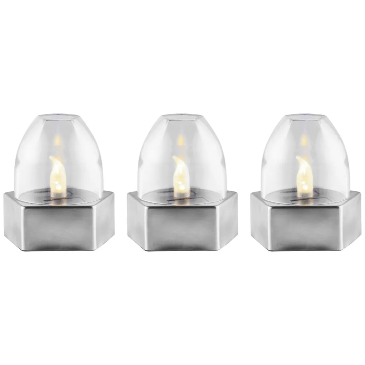 LIVARNO home LED Solarleuchten / Tischleuchten, 3 Stück - B-Ware