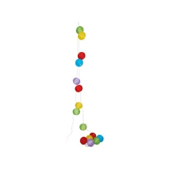LIVARNO home LED Sommerlichterkette XXL, 15 LEDs, 17 m (Kugellaterne bunt) - B-Ware neuwertig