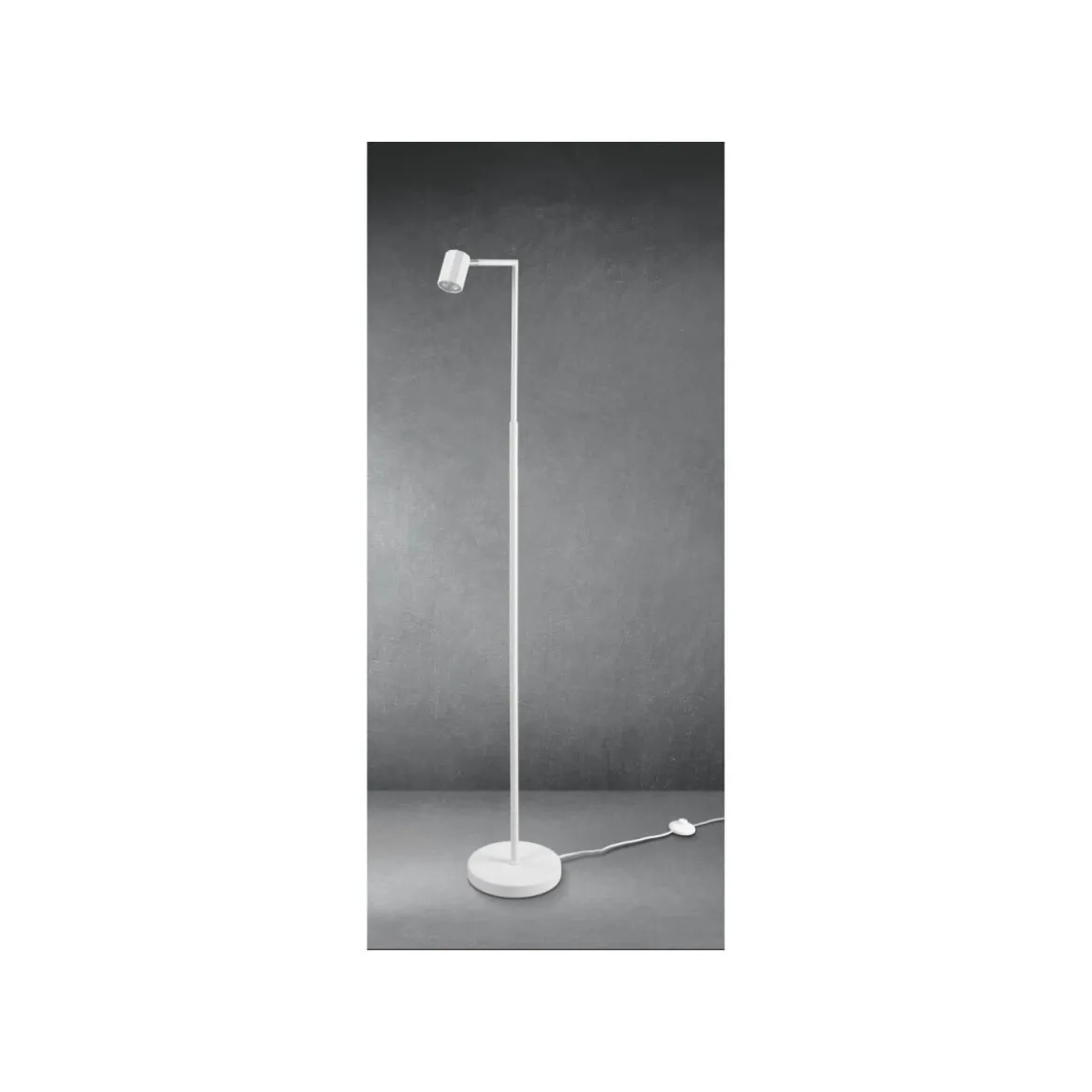 LIVARNO home LED-Stehleuchte, mit neig- und schwenkbarem Kopf (Weiß) - B-Ware sehr gut