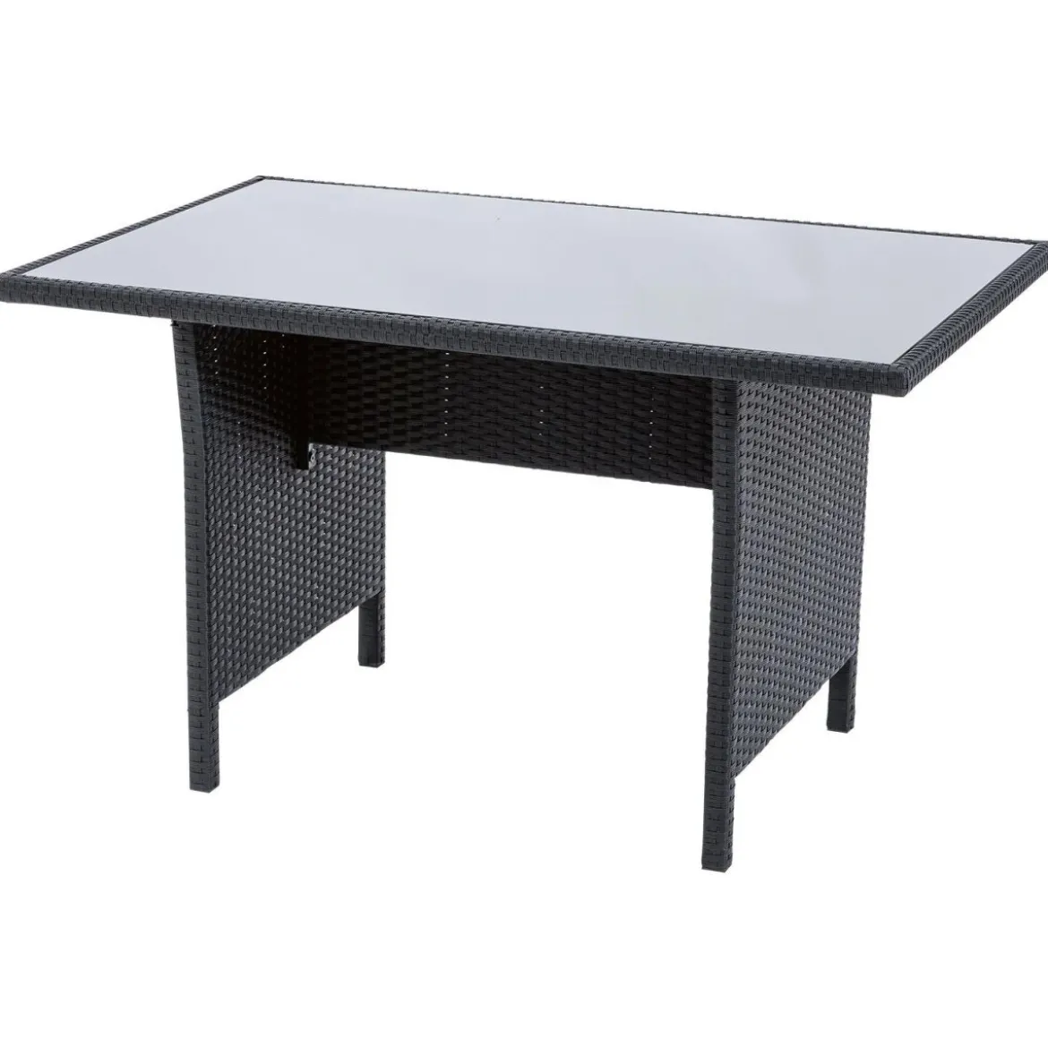 LIVARNO home Lounge-Set, 4-teilig, mit Kissen, anthrazit - B-Ware neuwertig
