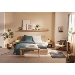 LIVARNO home Lyocell-Satin-Bettwäsche, 155 x 220 cm - B-Ware