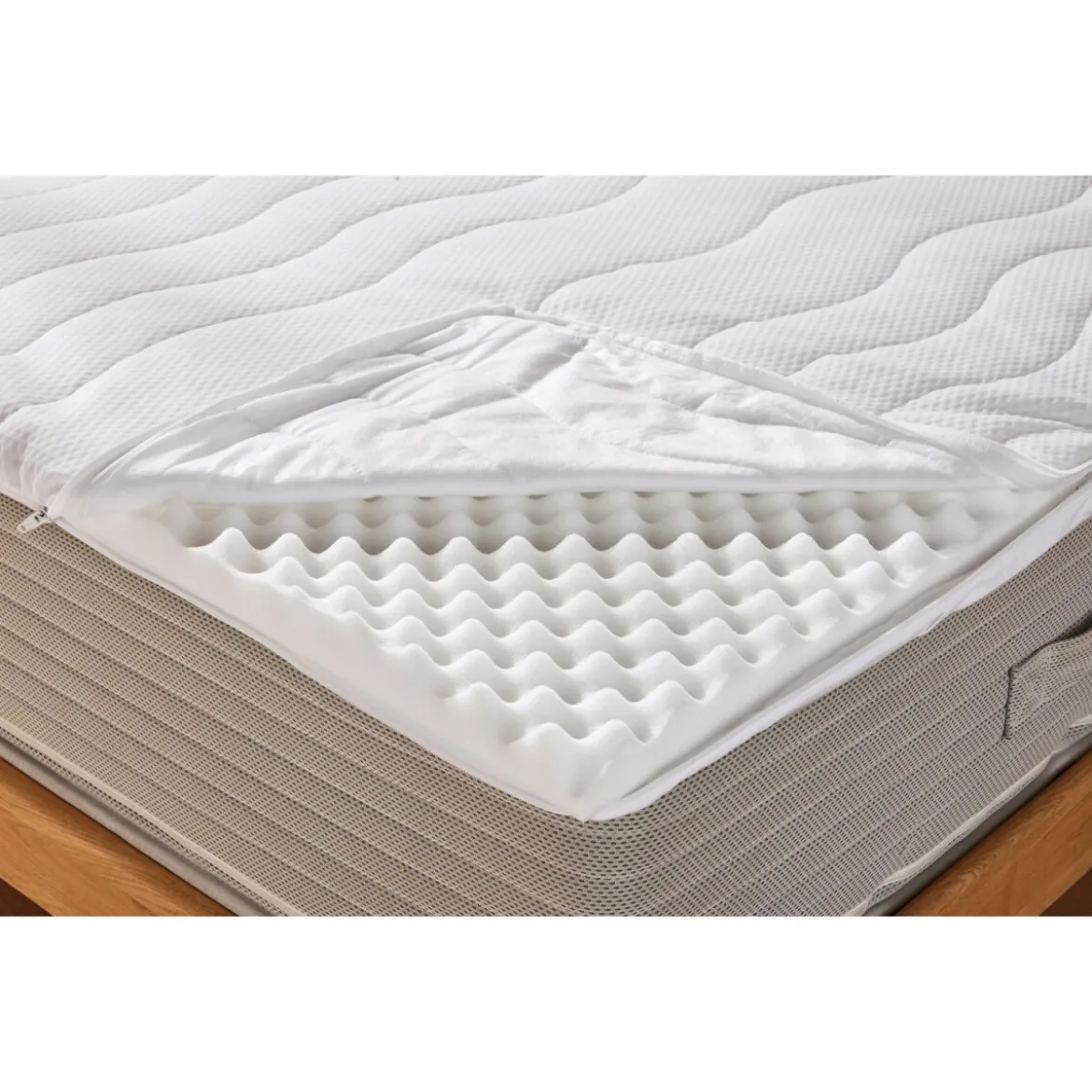 LIVARNO home Matratzenauflage, aus Viscoschaum, 140 x 200 cm - B-Ware neuwertig